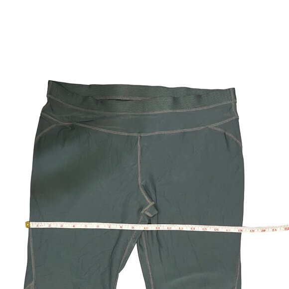 Nike Dri-Fit Gray Running Training Leggings Women's Sz M Reflective Zip Pocket - Picture 6 of 12